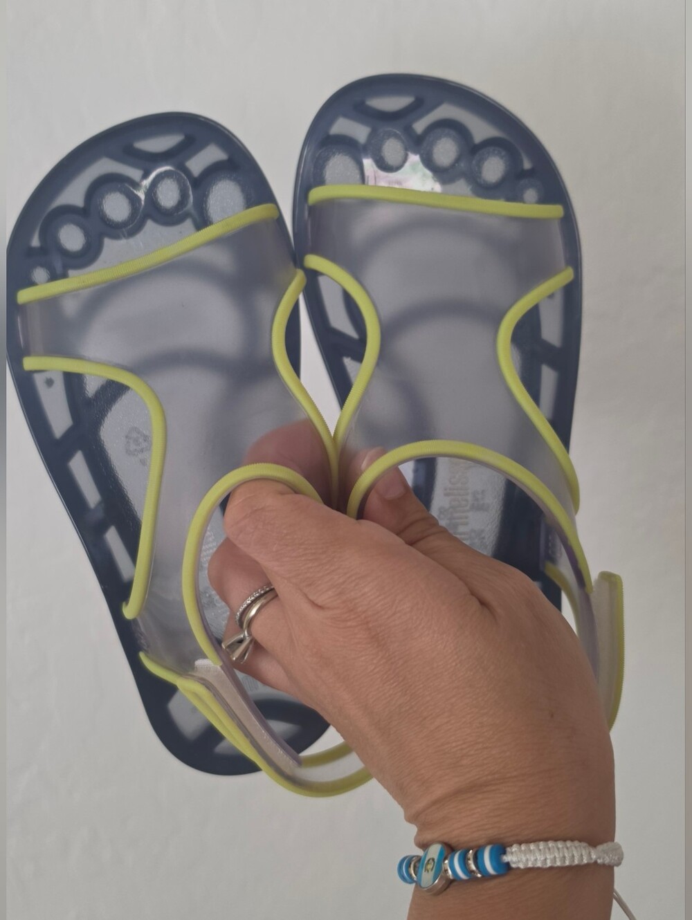 New  Mini Melissa Acqua sandals size 12 little kids water shoes